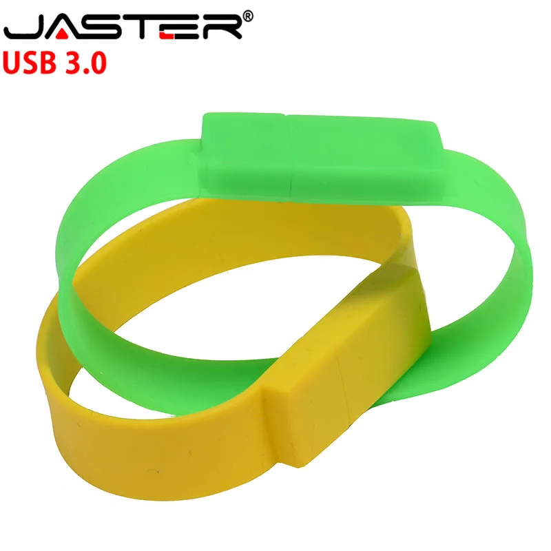 JASTER 3 0 100% реальная емкость силиконовый браслет на запястье pendrive 16GBUSB USB