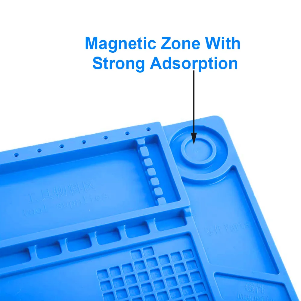 Теплоизоляционный рабочий коврик ESD с магнитным пазом термостойкий