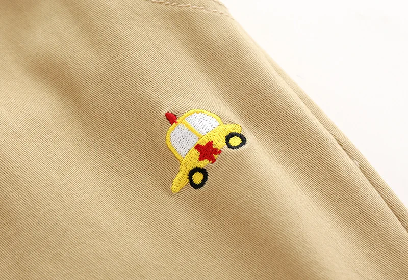 Детские штаны повседневные с мультяшным автомобилем для мальчиков длинные