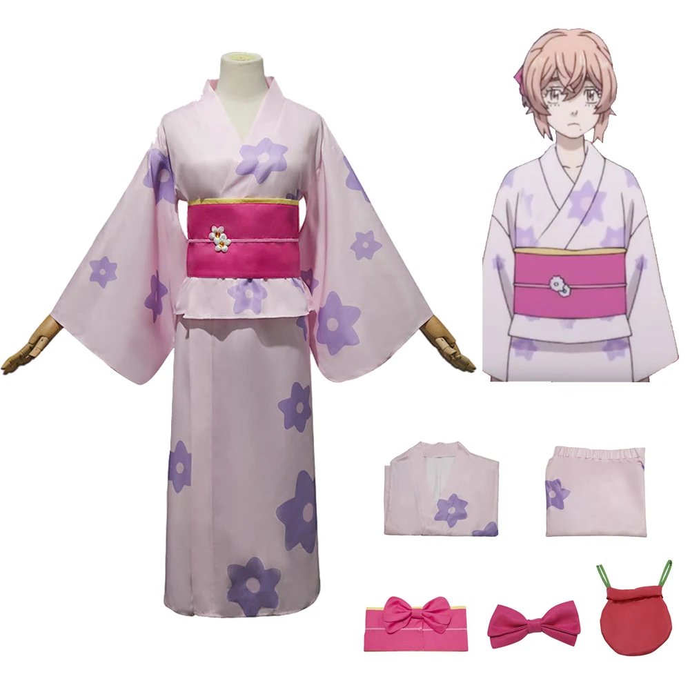

Tachibana Hinata Kimono Tokyo Revengers Cosplay Anime Cosplay Costume For Girls Woman Halloween Japanese Cartoon Girls Gifts