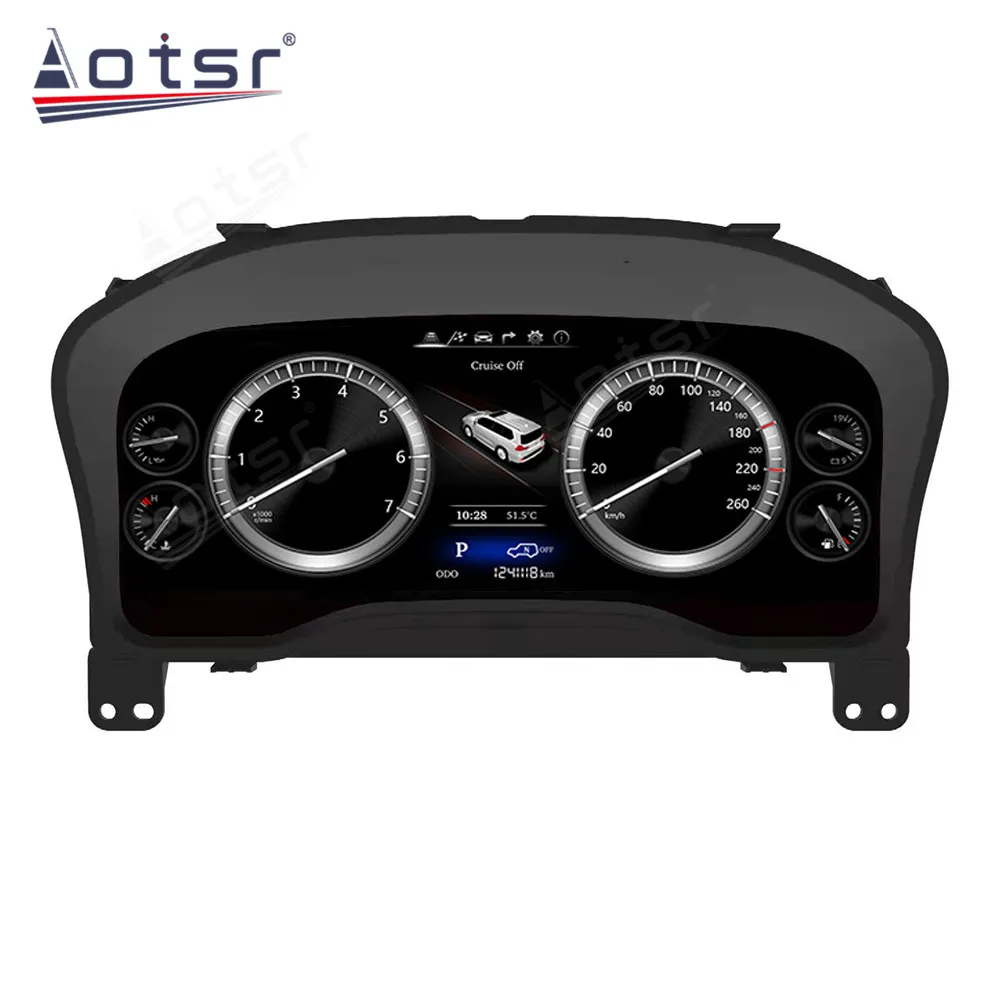 android car digital cluster virtual cockpit for toyota hiace 2019 2021 lcd dashboard instrument panel modify upgrade speedmeter free global shipping