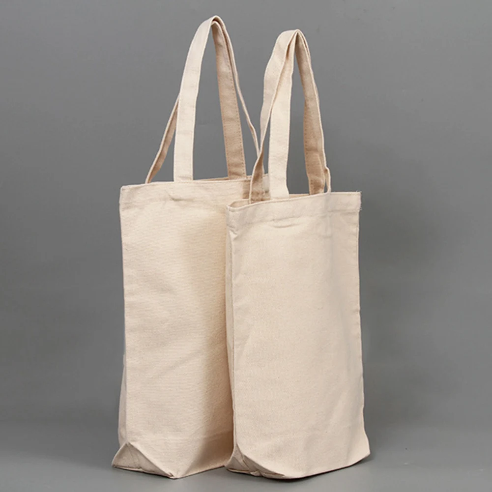 

Simple Tote Bag Wholesale Custom Blank Canvas Solid Color Shopping Eco Reusable Foldable Shoulder Bag Grocery Beach Shopping Bag