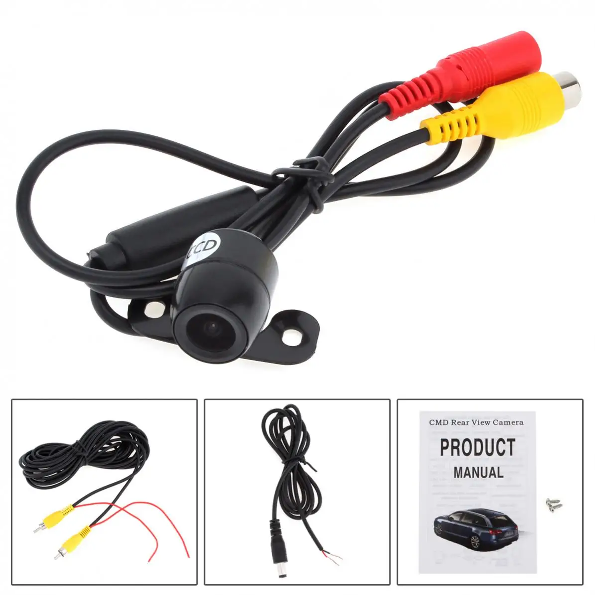 E306 18 мм цветная CCD внешняя и водостойкая автомобильная камера заднего вида -