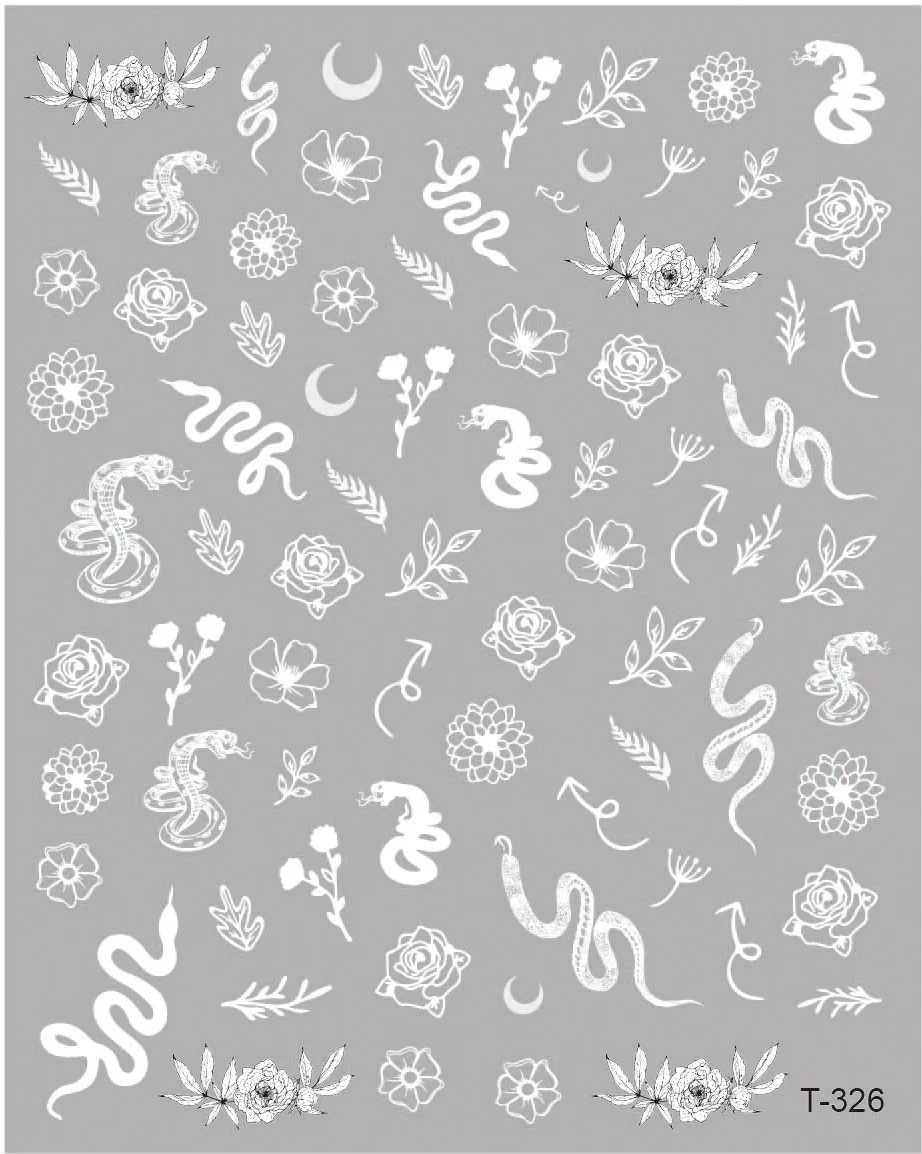 

1pc New Year Embossed Sticker 3D Festival Xmas Decals Ballet Adhensive Nail Art Wraps Manicure for Beauty Nails Decoration Paper