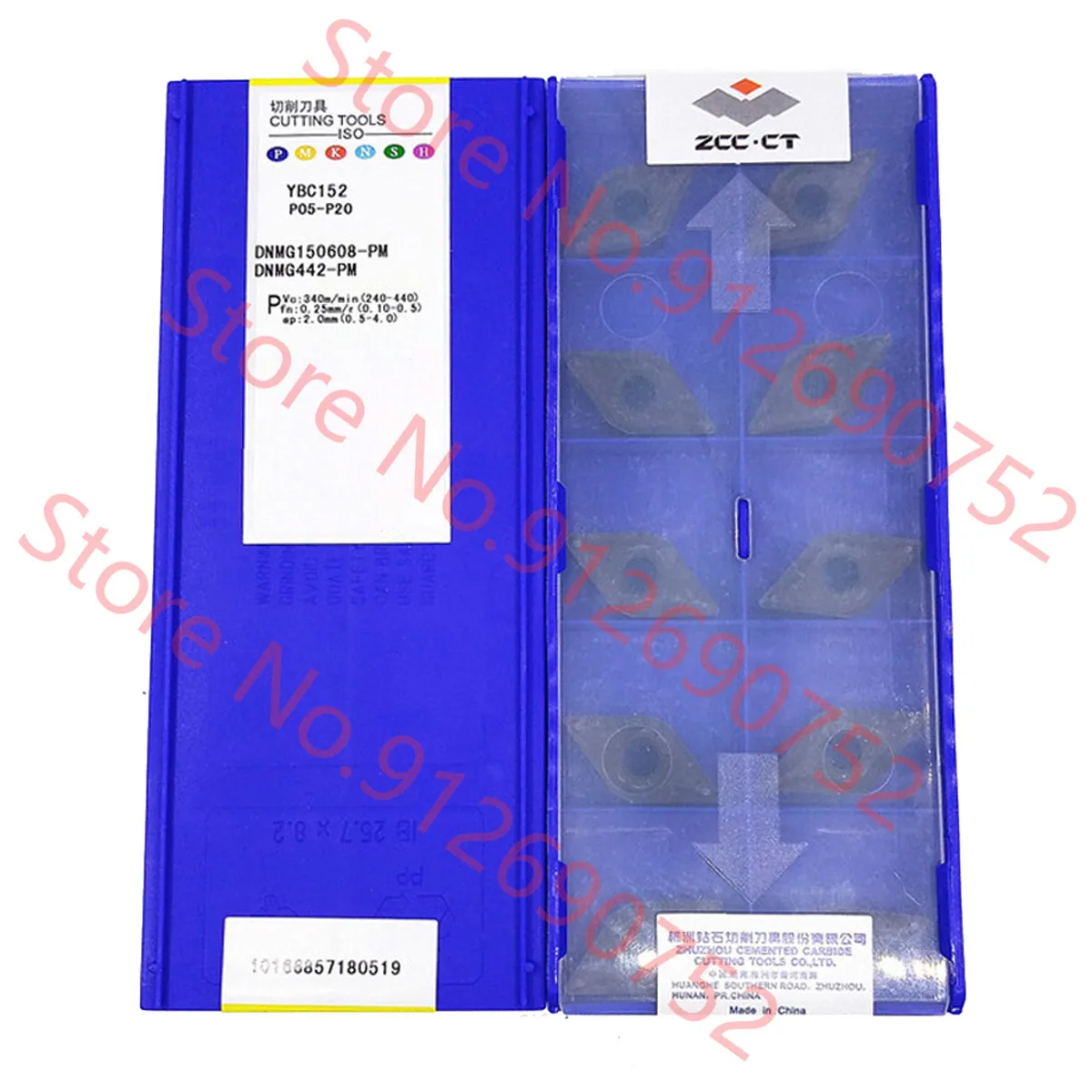 ZCC.CT DNMG150604-PM/DNMG150608-PM/DNMG150604-DM/DNMG150608-DM/DNMG150604-DF YBC152 карбидная Вставка 10 шт./коробка -