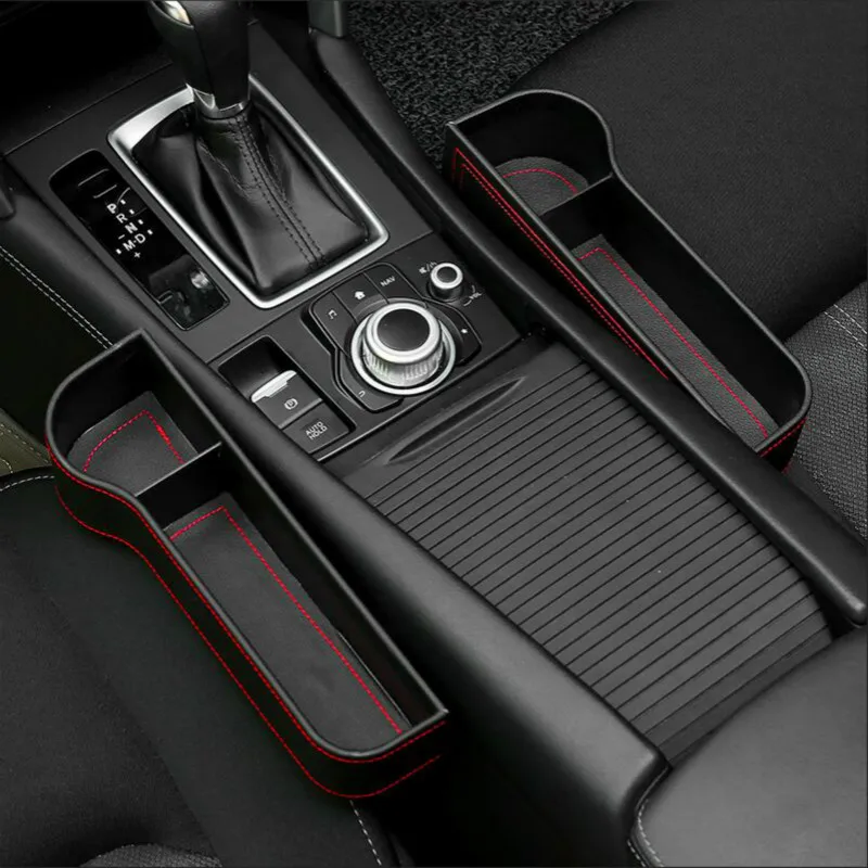 Ящик для хранения автомобильный Органайзер зазор на сиденье полиуретановый