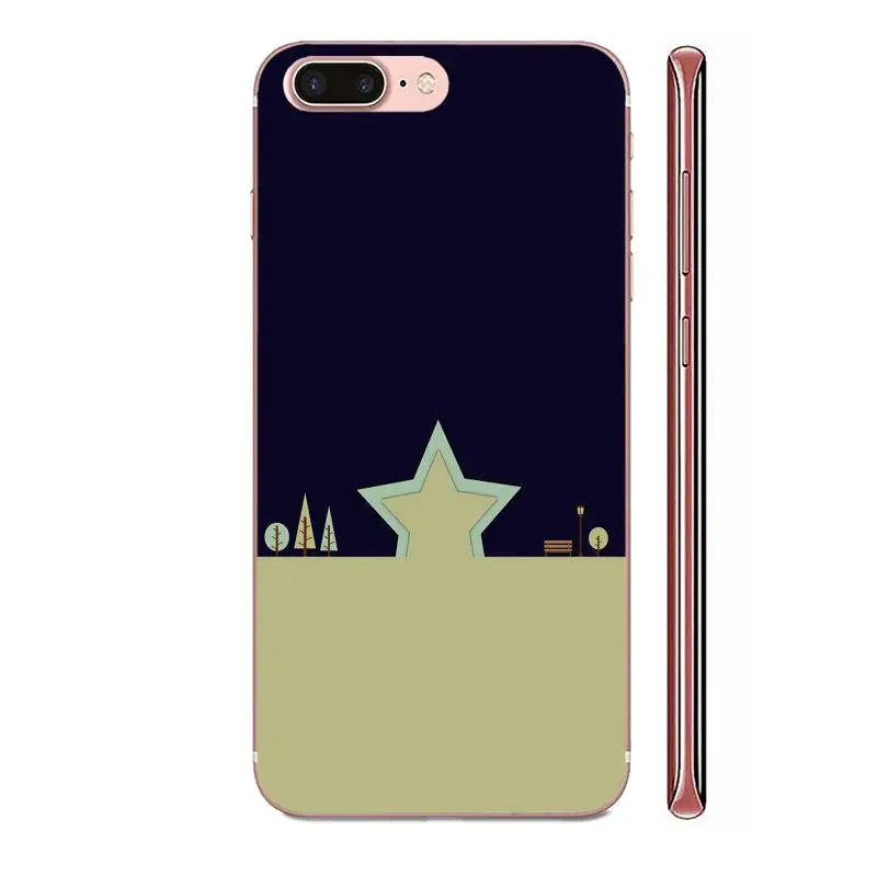 Красивая Счастливого Рождества Счастливая звезда для Huawei Honor Mate Nova Note 20 20s 30 5 5I 5T 6