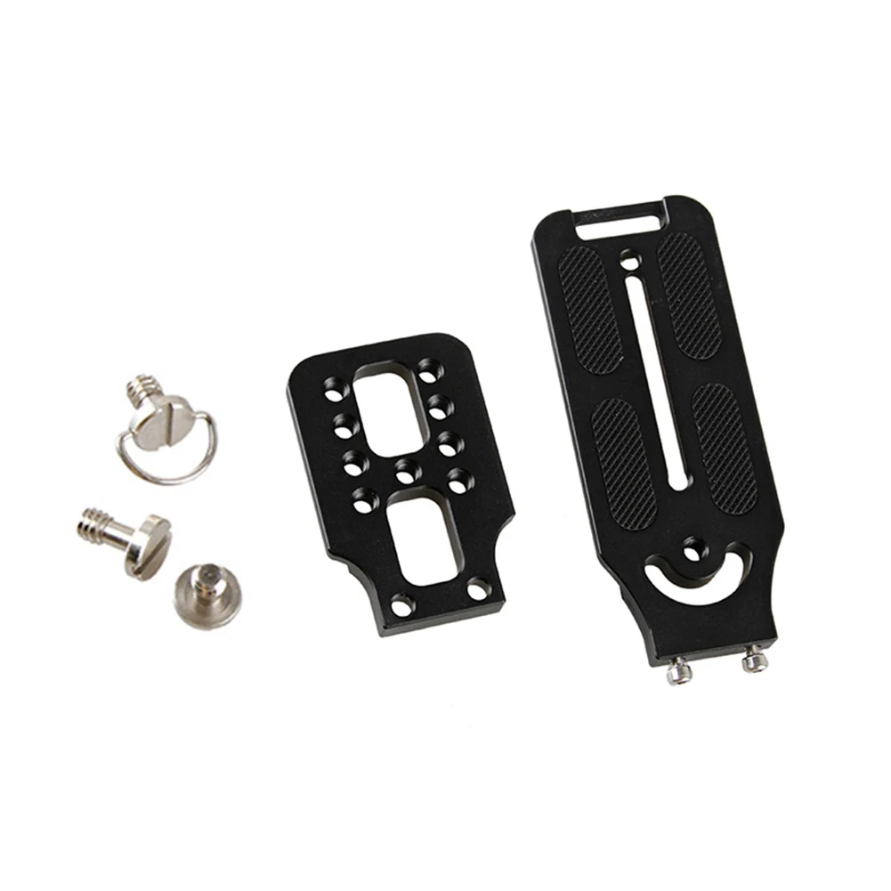 

Durable For DSLR Camera L Shape Quick Release Plate Aluminum Alloy Black Shooting Bracket Easy Use Grooves Compatible For Sony