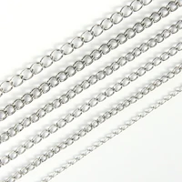 5 meter 0 3 0 8 mm stainless steel snake chain findings necklace bracelet for diy jewelry making supplies handmade accessories