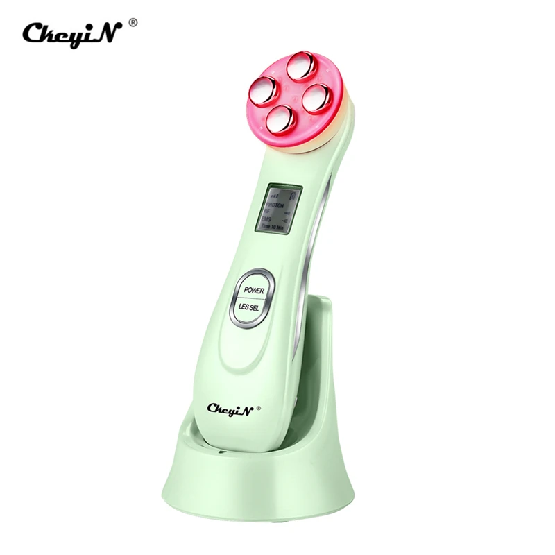 CkeyiN ультразвуковой скруббер для кожи шпатель лица Deap очистка пилинг RF EMS