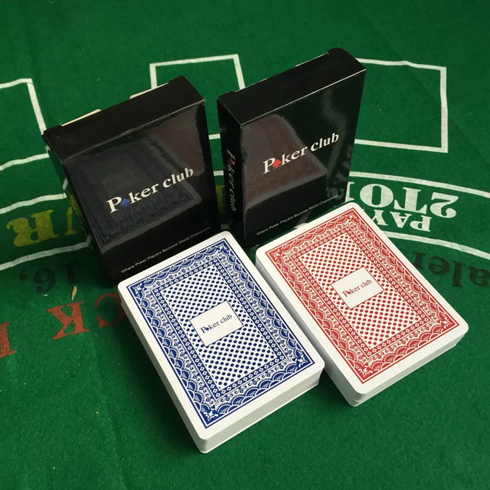 K8356 гладкие водонепроницаемые 10 компл./лот Baccarat Texas Hold'em пластиковые игральные карты ПВХ покер клуб карты; настольные игры 2,48*3,46 дюймов