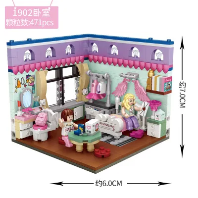 Строительные блоки LOZ toys Diamond всемирно известные фигуры строительные кирпичи