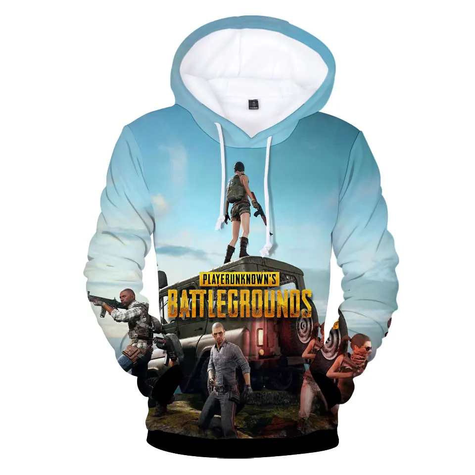 

Aikooki New PUBG 3D Hoodies Men/women Fashion Hot Game Playerunknown's Battlegrounds PUBG 3D Print Men's Hoodies and Sweatshirt