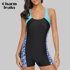 Женский купальник-бикини Charmleaks, спортивный купальник-монокини, пляжная одежда для мальчиков