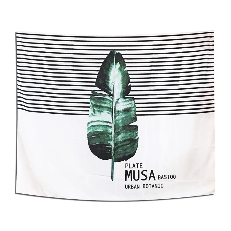 Простой скандинавский настенный гобелен Enipate черно-белые рога алфавит