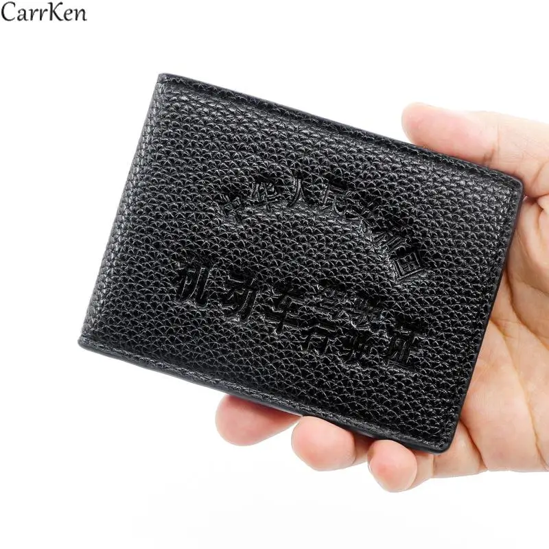 

Wallets Men Driver License Cover Unisex Card Holder carteira Men Casual ID Holders Case Bifold Coin Purses 2021 New tarjetero