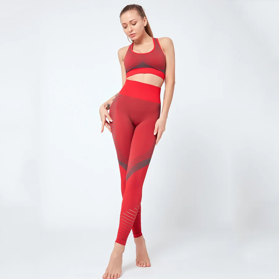 Спортивный костюм BINAND для йоги Быстросохнущий с пуш апом и высокой талией женщин