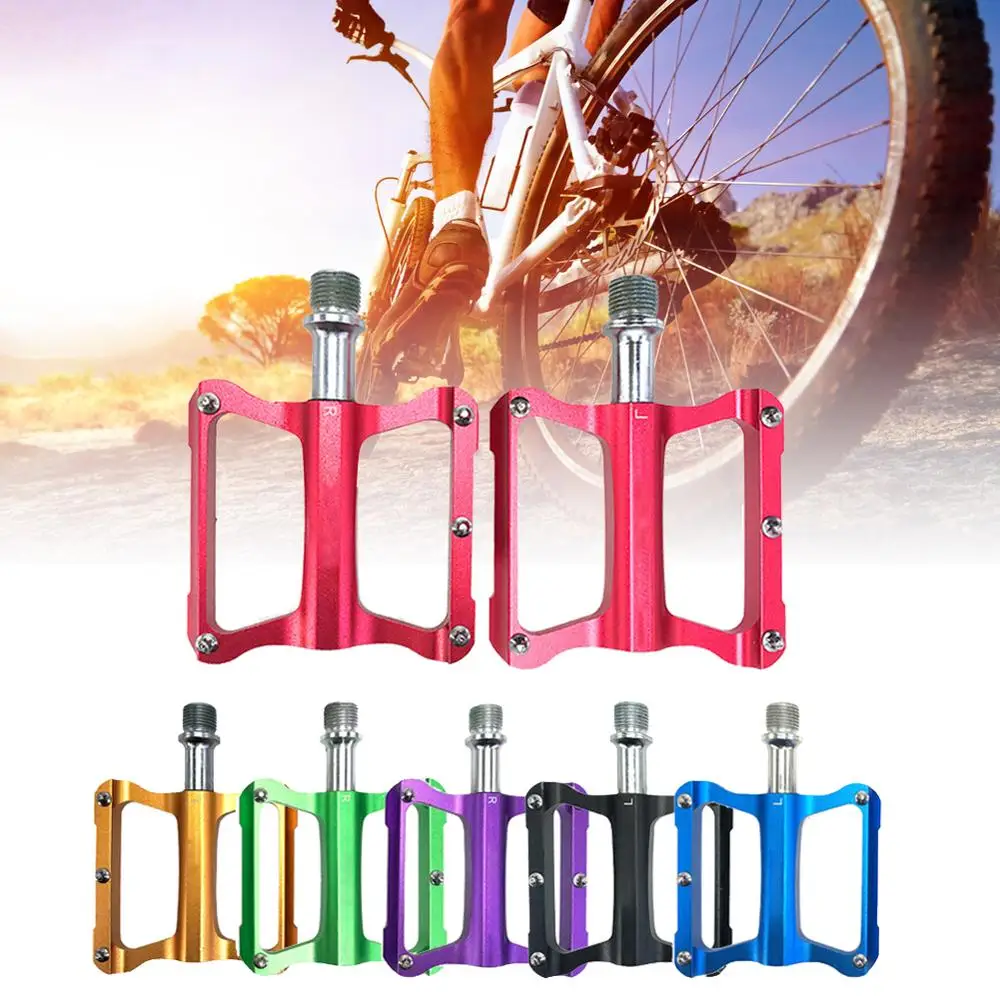 

Flat Mountain Bike Pedals 3 Bearings Platform Bicycle Flat Alloy Pedals Pedals Non-Slip Alloy Flat Pedals Bicicleta Pedal Part