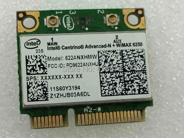 SSEA   Intel Centrino Advanced-N WiMAX 6250 622ANX half MINI PCI-E    IBM T410 T510 X201i X220 FRU:60Y3195