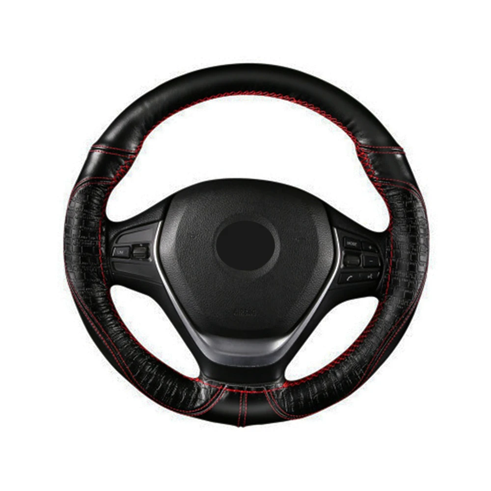 Сделай Сам чехол рулевого колеса автомобиля всесезонный Универсальный 5 цветов