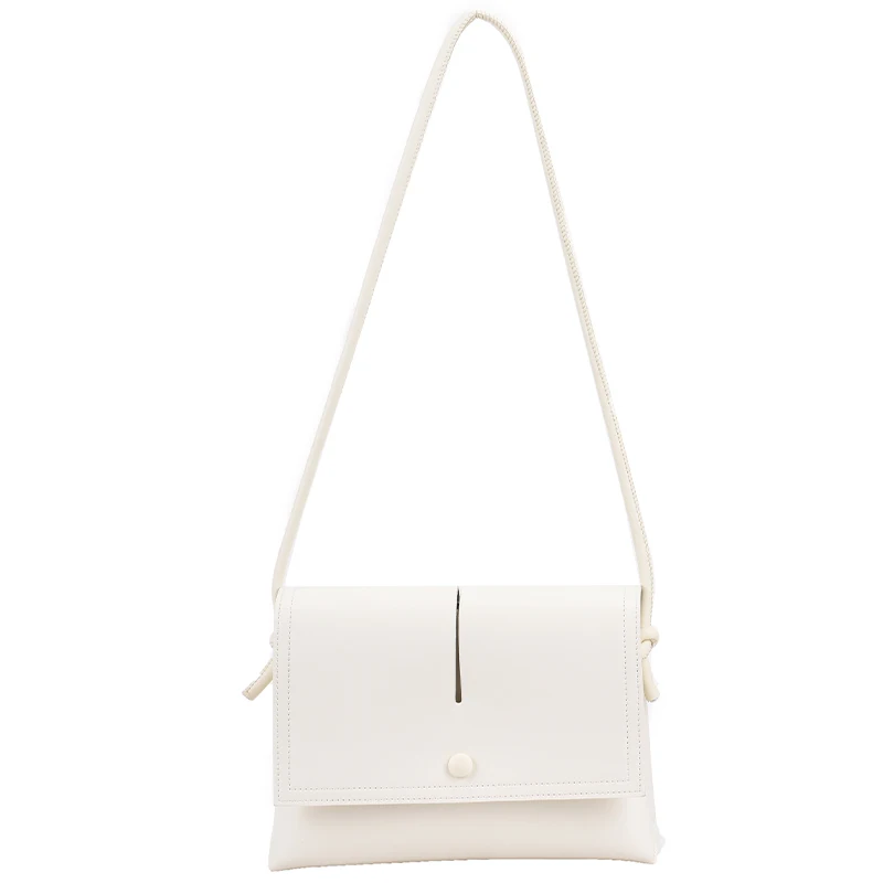 

[BXX] Simple Solid Color PU Leather Crossbody Bags For Women 2021 Summer Branded Shoulder Bag Trending Luxury Hand Bag HS254
