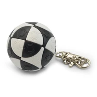 mini black white football magic cube fantastic keychain anti anxiety cube speed cube puzzle cube stress reliever toys for adults