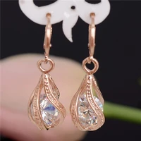 womens earrings korean style fashion aesthetic electroplate earrings cute bling zircon stone stud earrings statement earrings