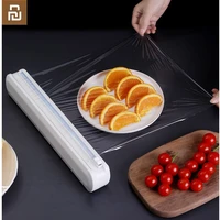 new youpin food freshness cutter plastic wrap cutter dispenser cutter for cutting cling film kitchen accessories