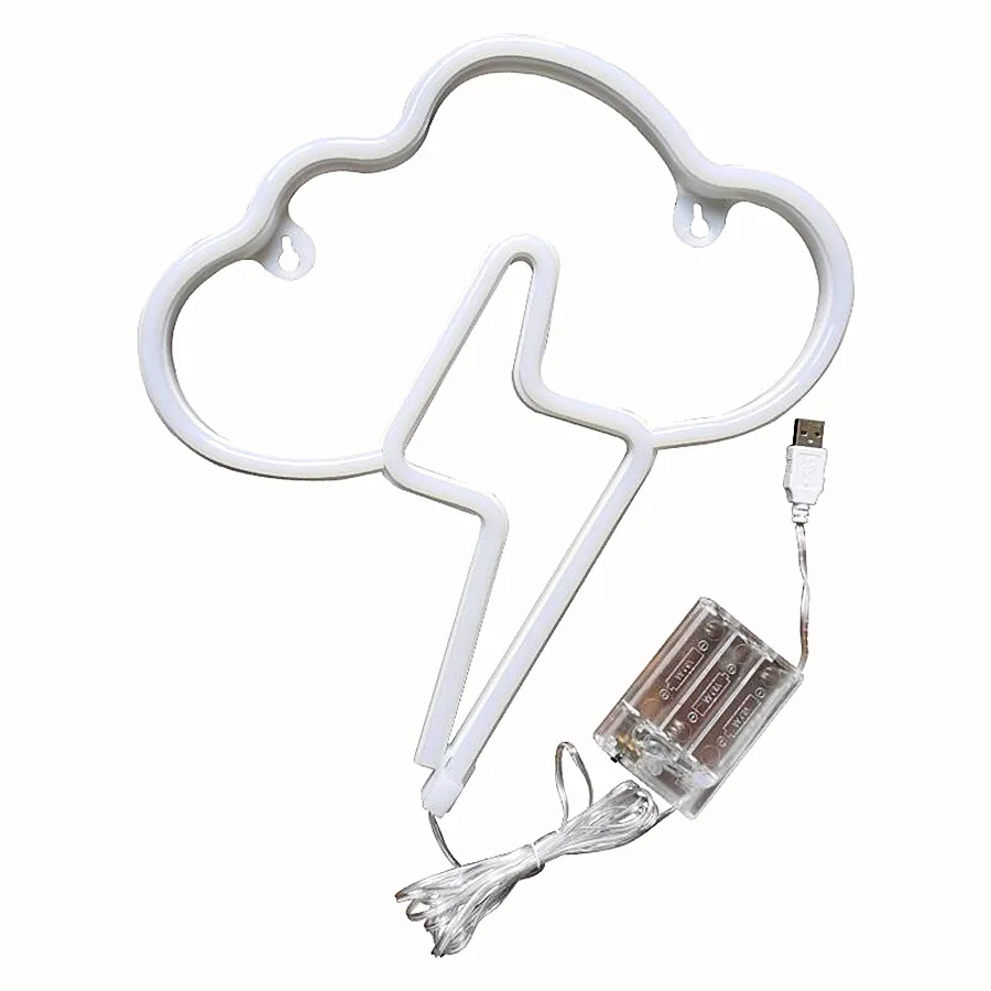 Неоновая светодиодсветильник вывеска на стену с питанием от USB/батареи | Дом и сад