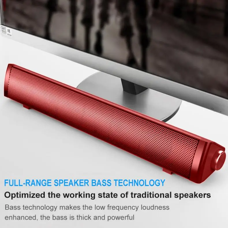 SADA Bluetooth-совместимые звуковые панели динамик компьютерная полоса с 2 блоками