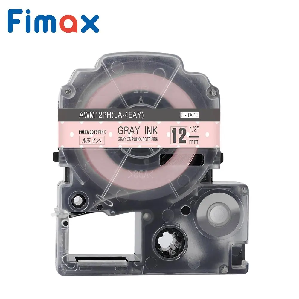 Fimax 1 упаковка SS12KW узорные ленты совместимые для Epson/King Jim принтер этикеток ленты 6 мм 9 мм 12 мм ST9KW LC-4WBN ленты для LW-300