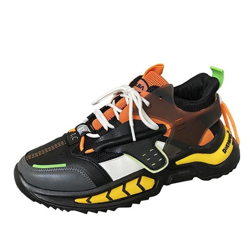 

2021 Fashion Men Sneakers Mesh Breathable Men's Casual Shoes Comfortable Outdoor Jogging Shoes Couples Chunky Sneakers Trainers