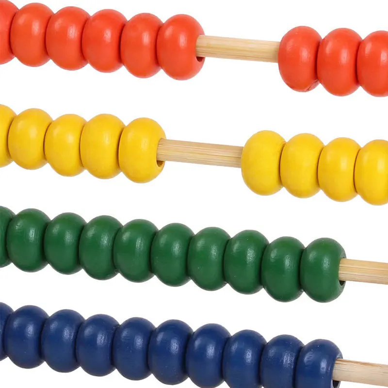 Дропшиппинг Abacus Монтессори расчетные бусины детские математические Деревянные игрушки Обучающие Развивающие детские игрушки для детей