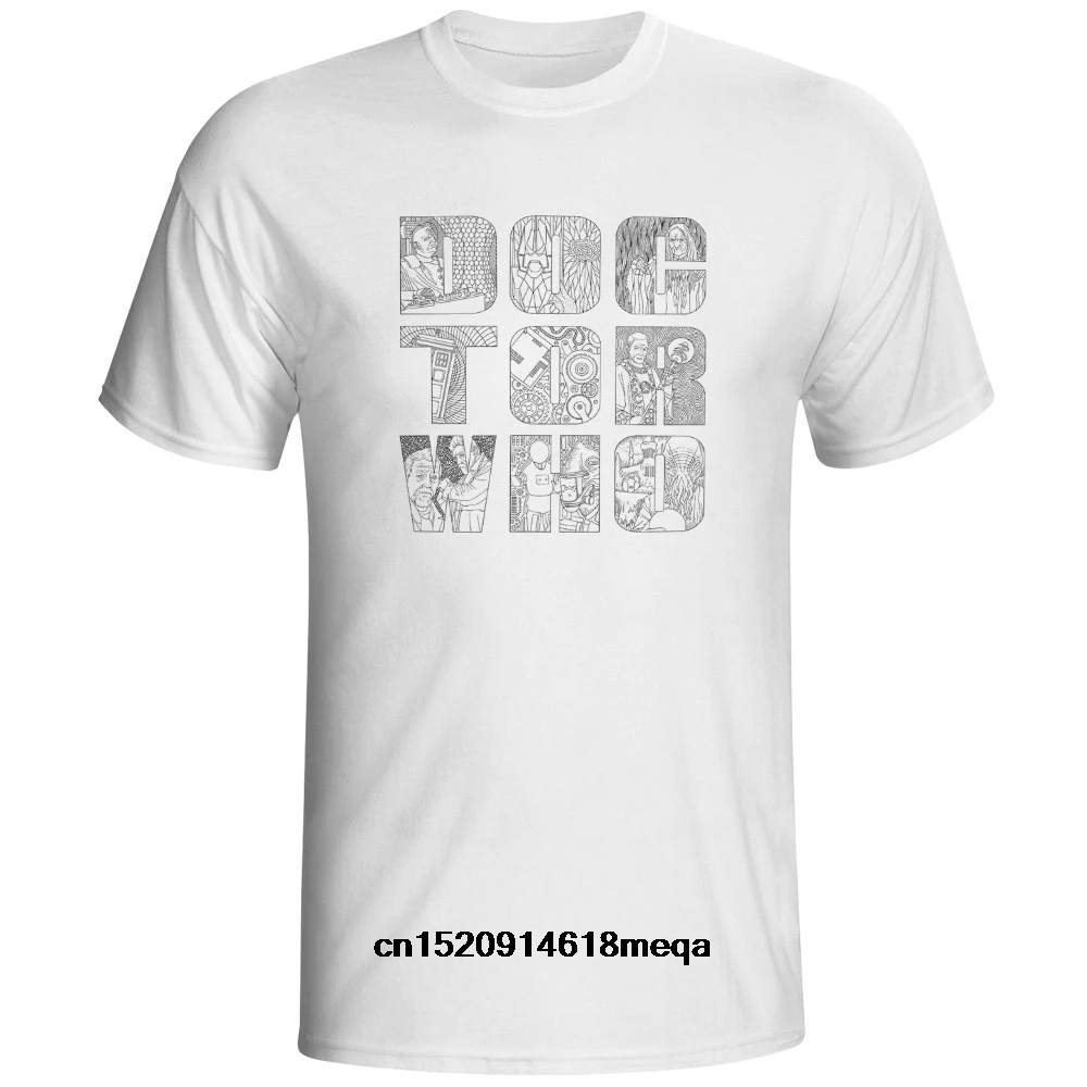 Забавные футболки белая футболка Доктор Кто| |