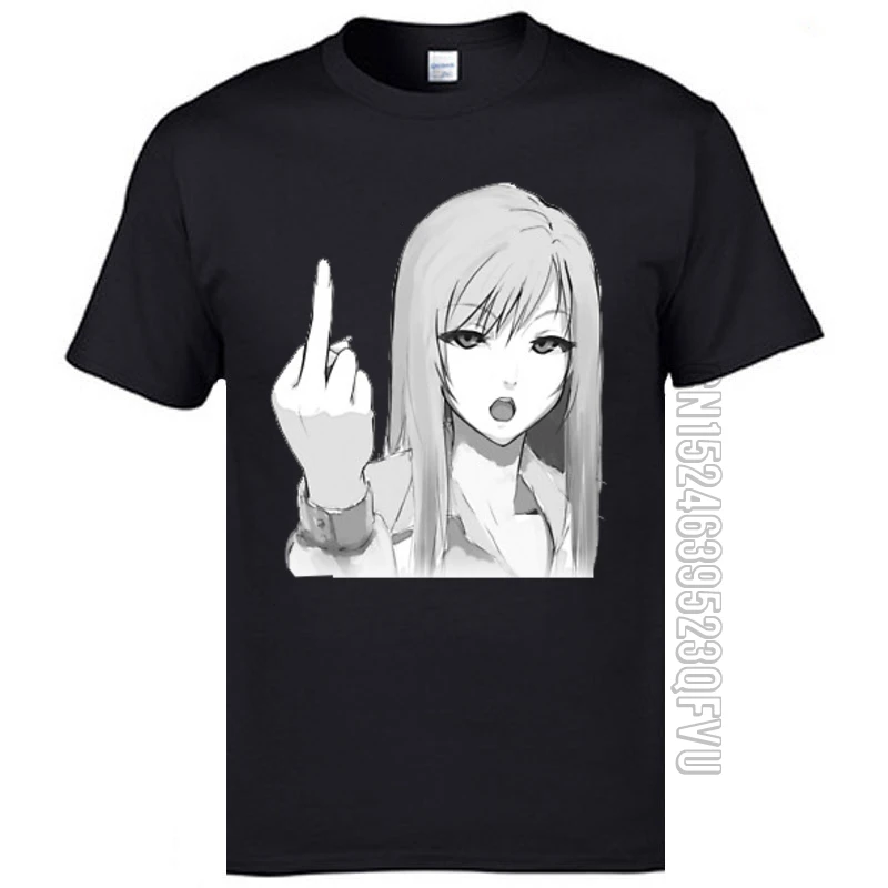 Rude Girl Аниме Манга Ahegao Otaku футболка Waifu Boku no Hero Academia 100% хлопок Японский комикс для