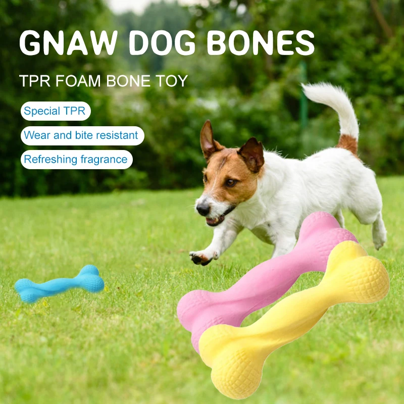 1 шт. новые зубы жевательная игрушка аромат вспенивающие кости Тедди золотистый