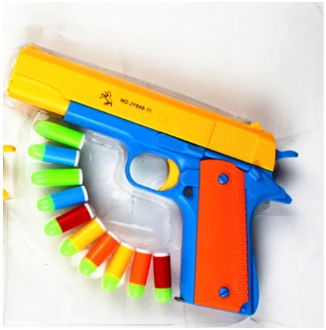 Пластиковый M416 M1911 98K Глок Барретт гелевый шариковый пистолет игрушка мягкие водяные пули пистолет Открытый CS стрельба игры подарки игрушки для детей - Цвет: 1911-a