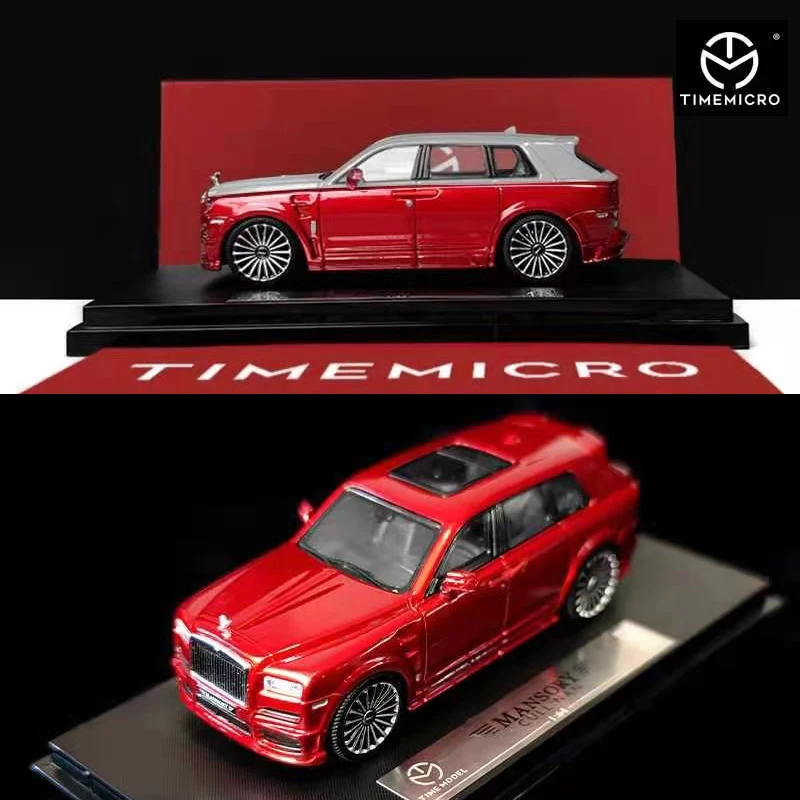 

Time Micro 1:64 Rolls Royce CULLINAN Mansory Alloy Model Car Die-cast Vehicle Collection Metal Display