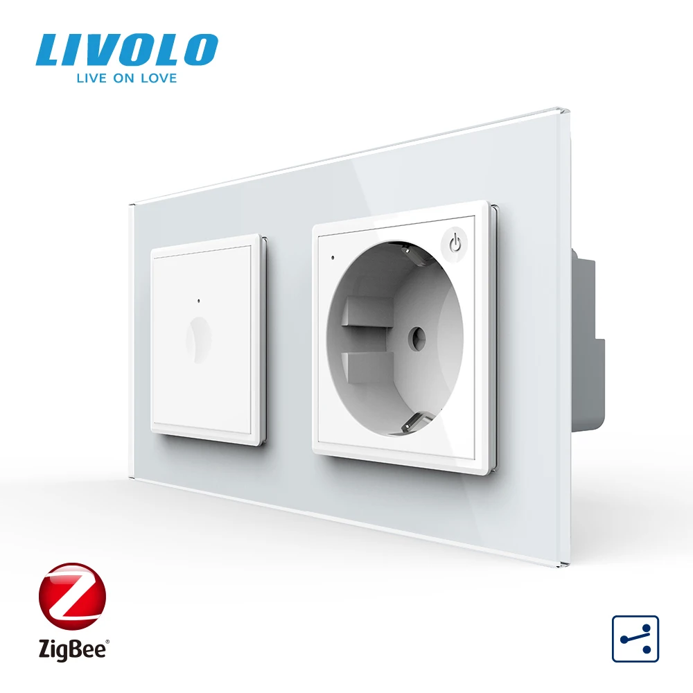 

Умная настенная розетка, водонепроницаемый двухсторонний переключатель Zigbee с Wi-Fi, приложение Alexa, управление Google Home