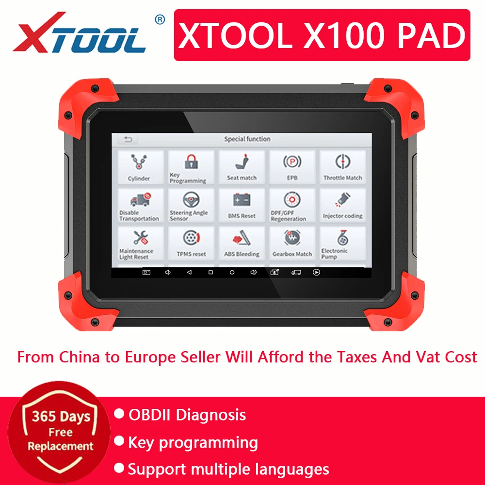 

Автомобильный диагностический инструмент OBD2 XTOOL X100 PAD X100 PRO2, программатор ключей, сканер кода для Audi, BENZ KO MK808 Thinkdiag