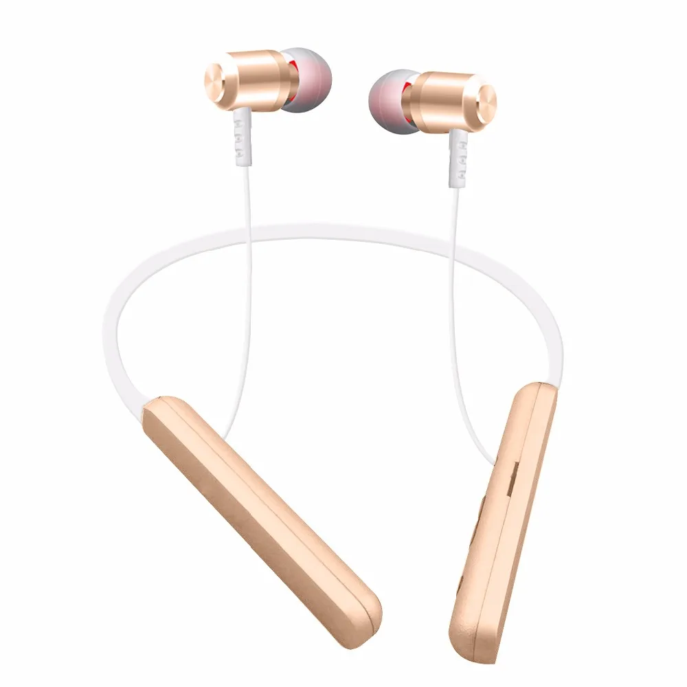 Bluetooth наушники с шейным ободом слот для карты TF MP3 Спортивная беспроводная