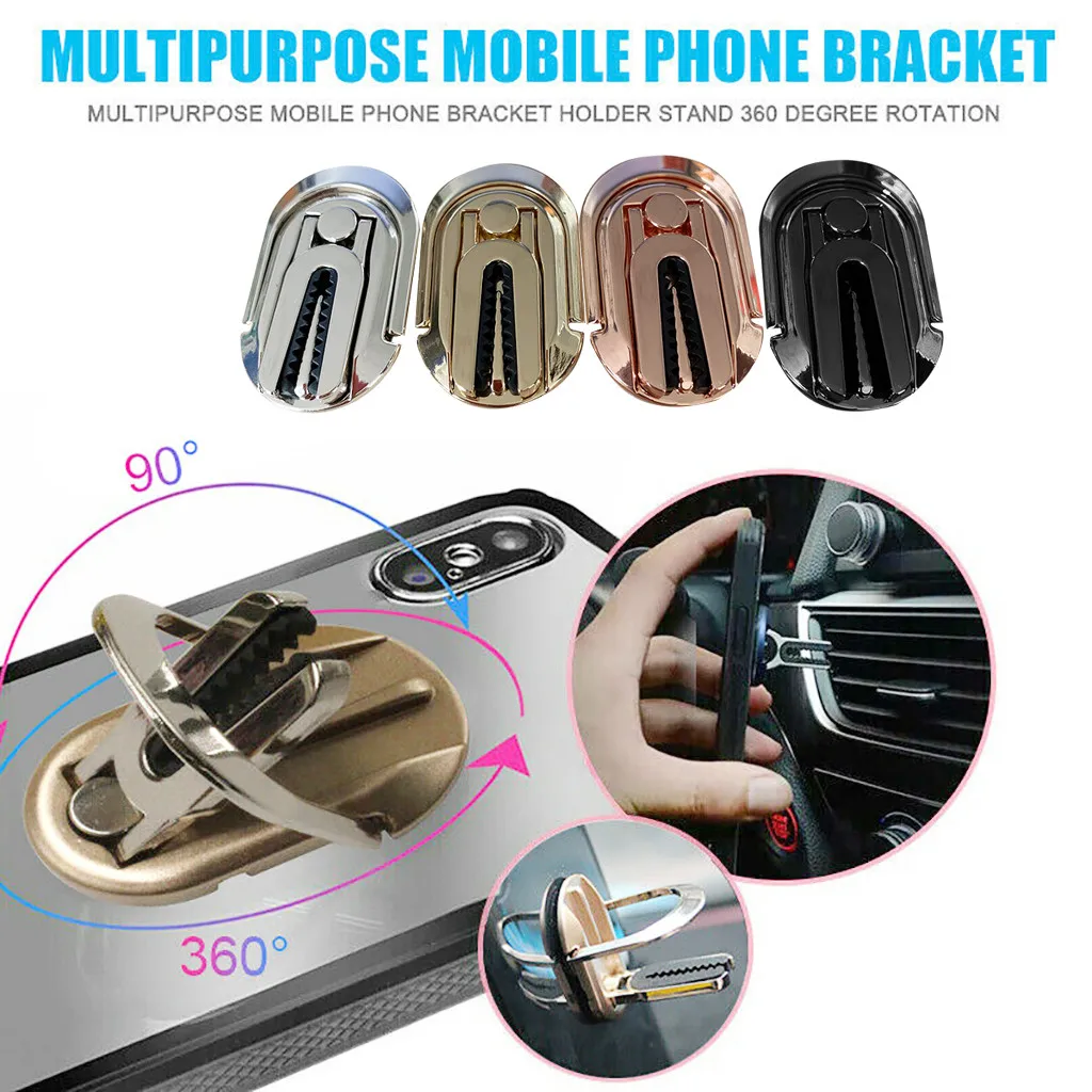 Фото Ring Holder Car Mount for Samsung Galaxy Note 10 9 Plus 360 Rotation Finger Buckle Air Vent Stand iPhone 11 Pro Max 8 Мобильные Ring Holder Car Mount for Samsung Galaxy Note 10 9 Plus 360 Rotation Finger Buckle Air Vent Stand iPhone 11 Pro Max 8 Мобильные