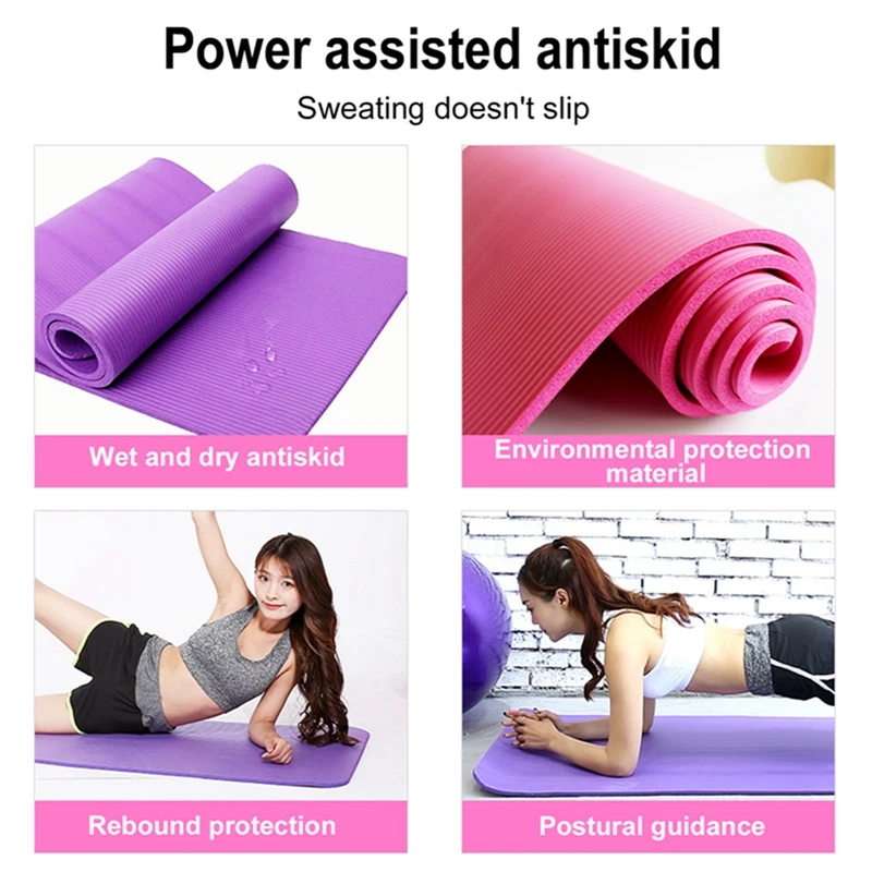 

Sports Fitness Yoga Mat Thickened Widened Non-slip Can Be Customized Multifunctional Yoga Mat Pilates Gymnastics Mat