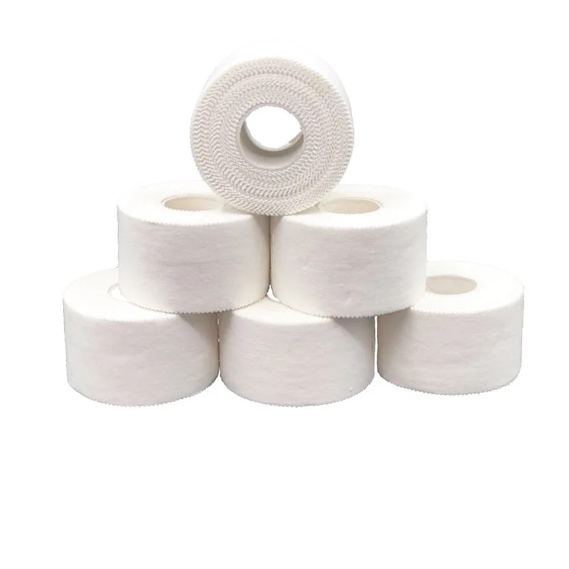 

Sports Tape White Patch Tooth Edge Cotton White Muslin Tape Bandage Sports Physiotherapy Protective Gear Fixation