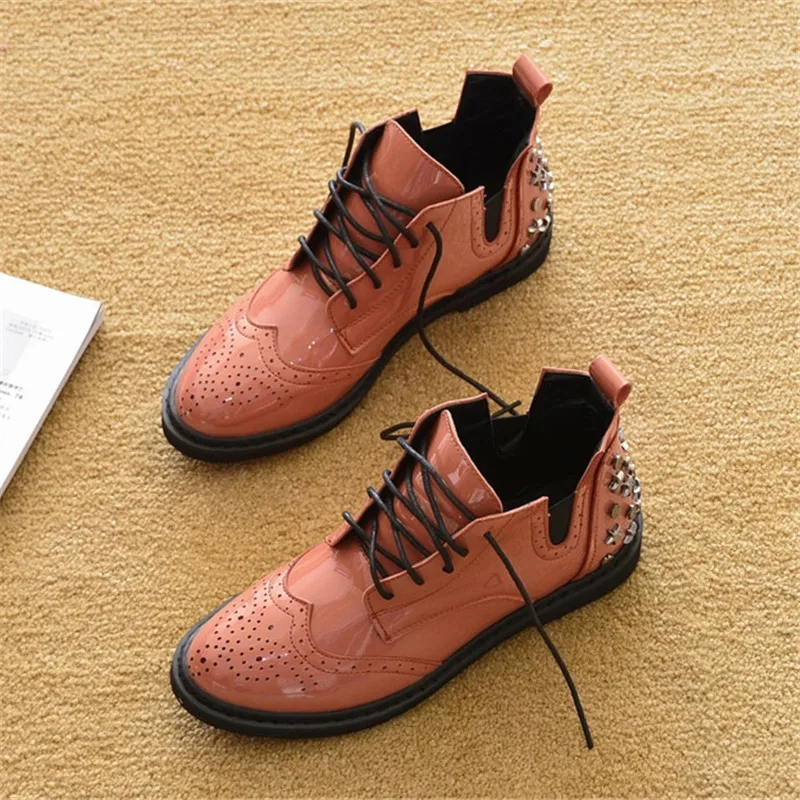 Новинка 2020 года короткие ботильоны с заклепками женские ковбойские ботинки