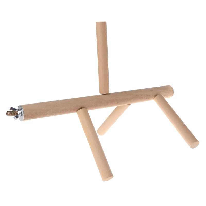 Попугай окунь 4 слоя этапы игрушки натуральное дерево вращающаяся лестница птица