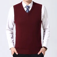 autum 2021 high quality winter new fashion brand knit sleeveless vest pullover mens casual sweaters designer woolen mans clothes