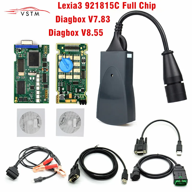 2019 Full Chips Diagbox V7.83 with 921815C Firmware Lexia3 PP2000 V48/V25 Lexia 3 For Citroen/Peugeot diagnostic tool | Автомобили и