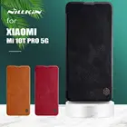 Для Xiaomi Mi 10T Pro 5G чехол Nillkin Qin Роскошные Флип раскладный кожаный чехол бизнес-чехол для телефона со слотом чехол для Xiaomi Mi10T Pro Redmi K30S