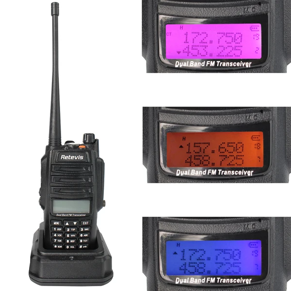 Водонепроницаемый IP67 Retevis RT6 иди и болтай Walkie Talkie “иди и 5/3/1 Вт VHF+ UHF136-174+ 400-520 МГц Ham радио Hf трансивер двухстороннее радио A9114A